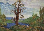 Nikolai Roerich Kissing the Earth oil on canvas